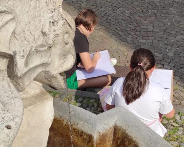 Laboratorio disegno bambini Accademia Tadini