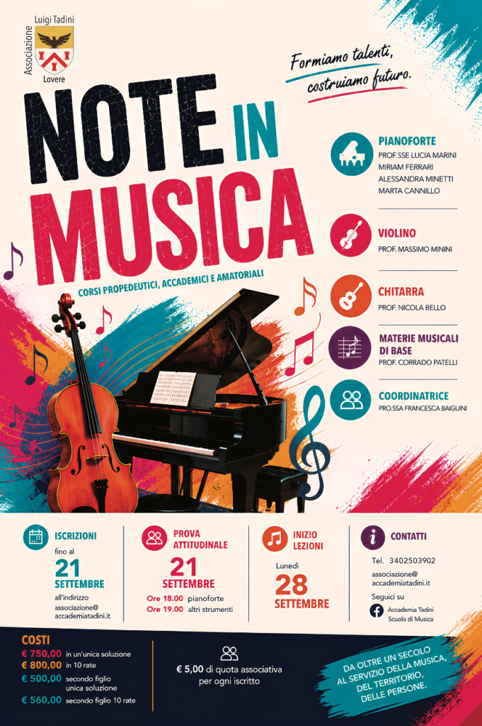 Locandina scuole musica 26.27